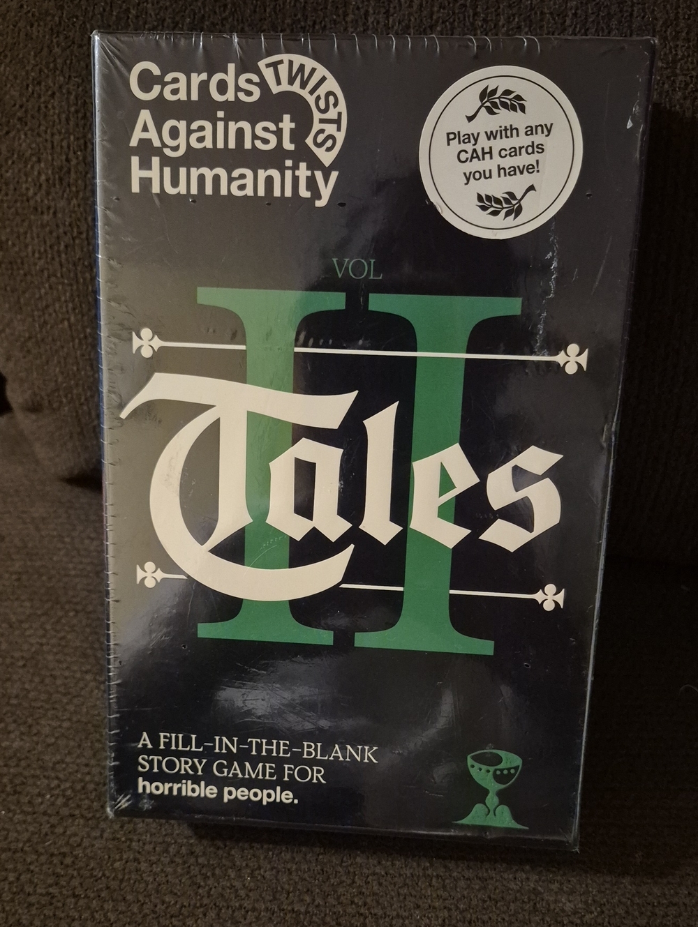 Twists: Tales Cards Against Humanity Vol II - Black & Green Party Game SZ 17+